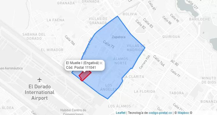 CEP Bairro El Muelle I em Engativá, Bogotá