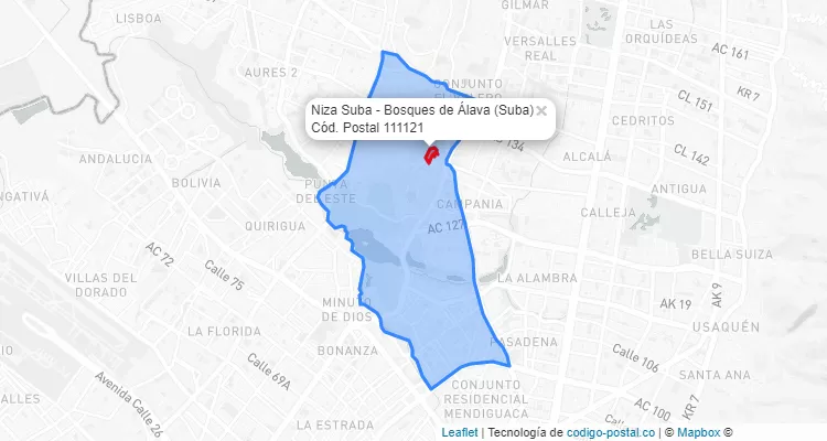 CEP Bairro Niza Suba - Bosques de Álava em Suba, Bogotá