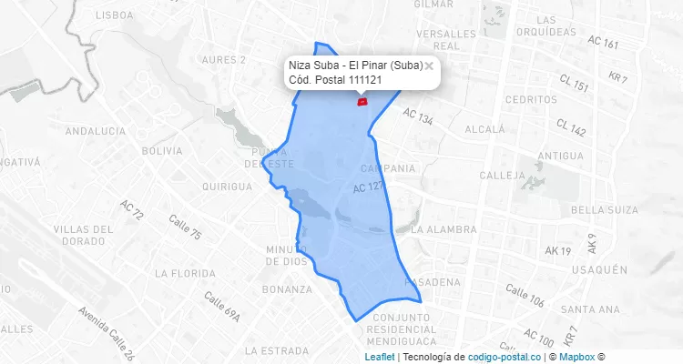 CEP Bairro Niza Suba - El Pinar em Suba, Bogotá