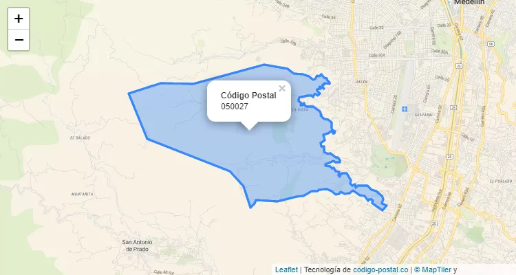 050027 ZIP Code in Colombia