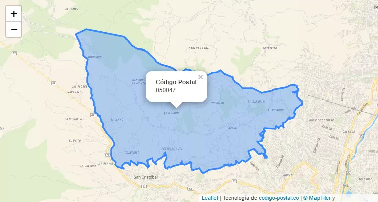 050047 ZIP Code in Colombia