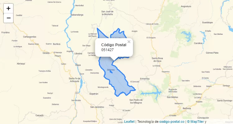 Código Postal 051427 en Colombia