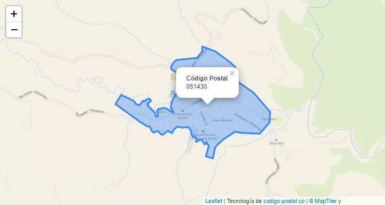 Código Postal 051430 en Colombia