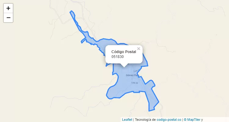 051830 ZIP Code in Colombia