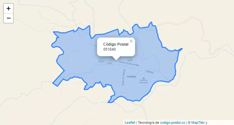 051840 ZIP Code in Colombia