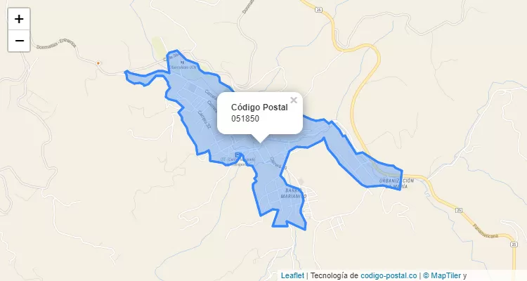 Código Postal Vereda Despensas, Don Matias
