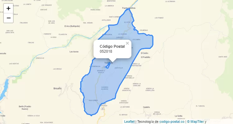 052018 ZIP Code in Colombia