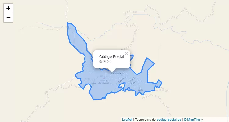Código Postal 052020 en Colombia