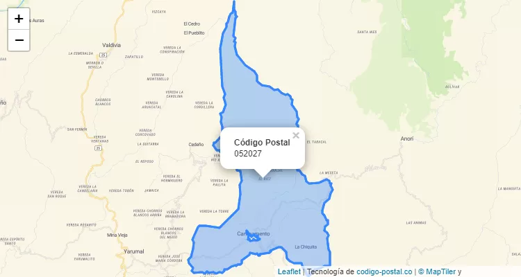 Código Postal 052027 en Colombia