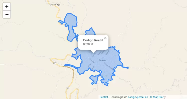 052030 ZIP Code in Colombia