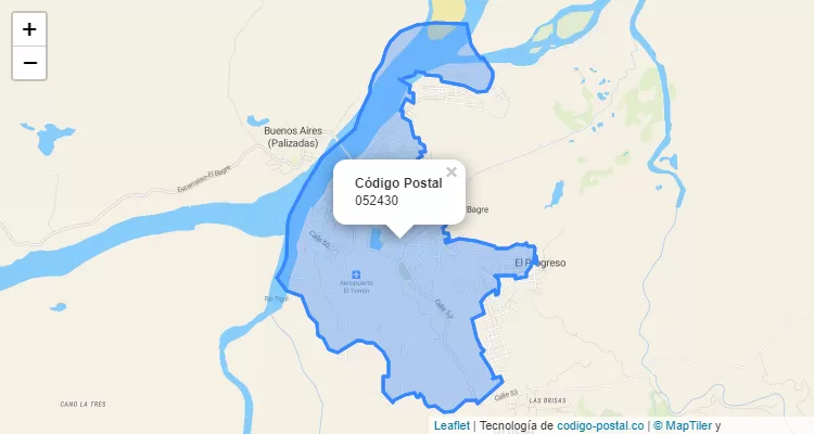 ZIP Code Locality Laureles, El Bagre