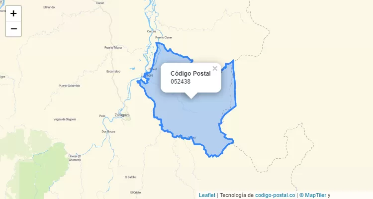 Código Postal 052438 en Colombia