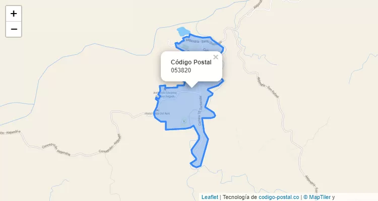 CEP 053820 na Colômbia