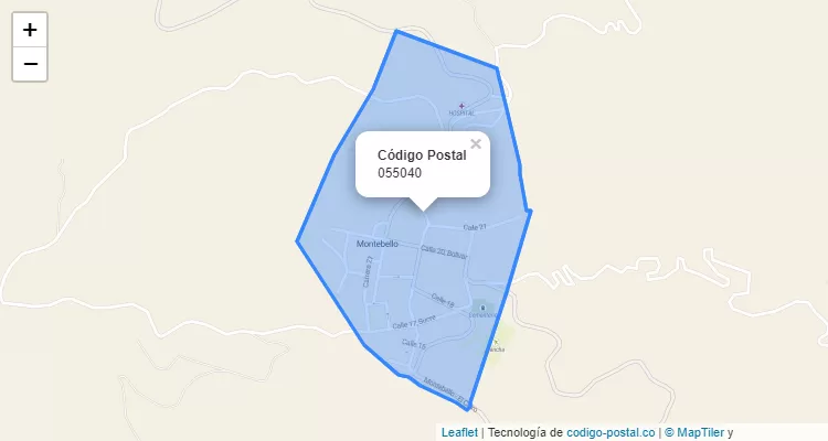 Código Postal 055040 en Colombia