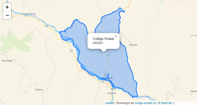 055067 ZIP Code in Colombia