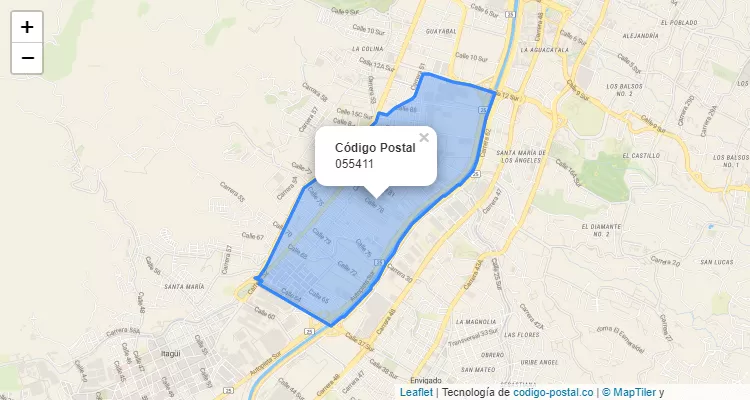 CEP Bairro San Fernando, Itagüi