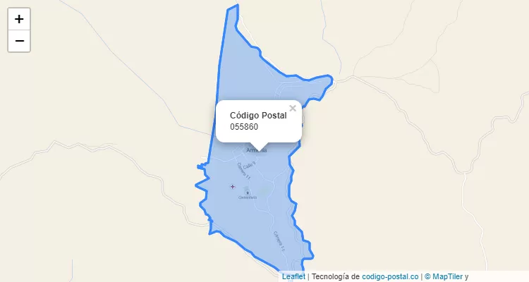 055860 ZIP Code in Colombia