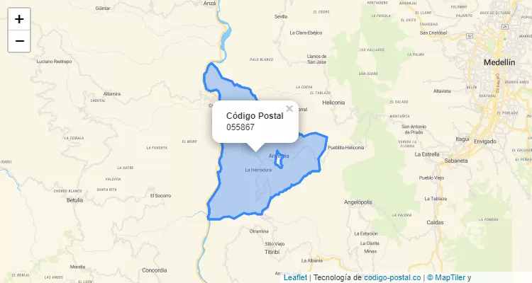 Código Postal Vereda Chachafruto, Armenia
