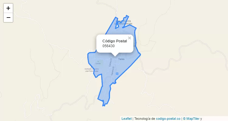 CEP 056430 na Colômbia