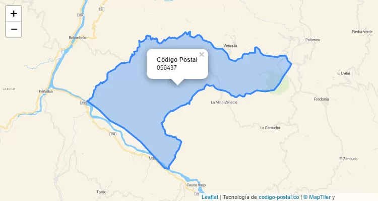 056437 ZIP Code in Colombia