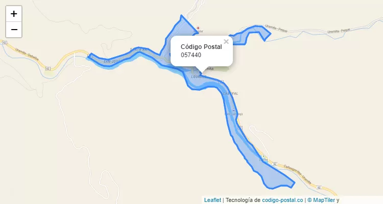 057440 ZIP Code in Colombia