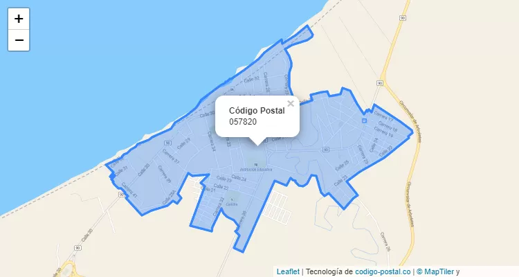 ZIP Code Neighborhood Guaimaro, Arboletes