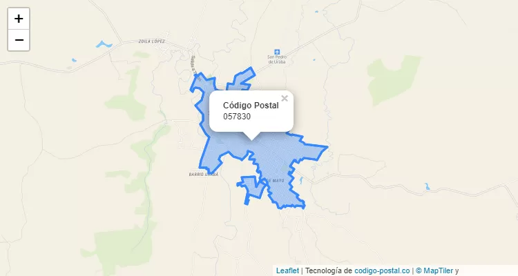 057830 ZIP Code in Colombia