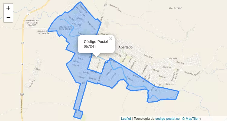 057841 ZIP Code in Colombia