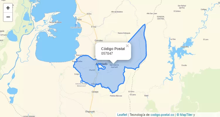 057847 ZIP Code in Colombia