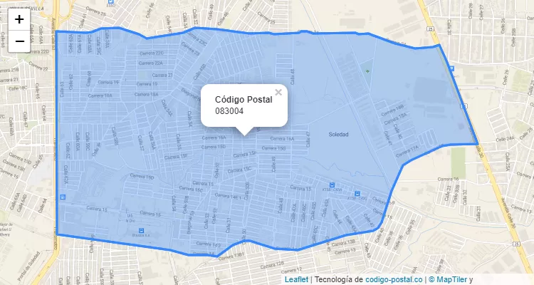 ZIP Code Locality Villa Katanga, Soledad