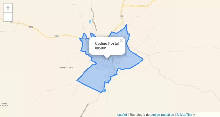 085001 ZIP Code in Colombia