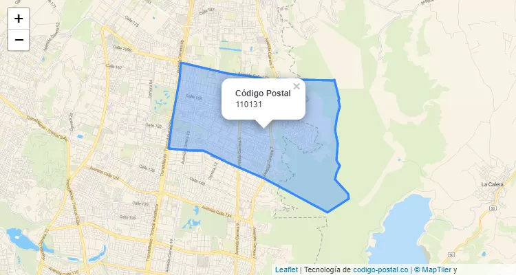 CEP Bairro La Pradera Norte em Usaquén, Bogotá