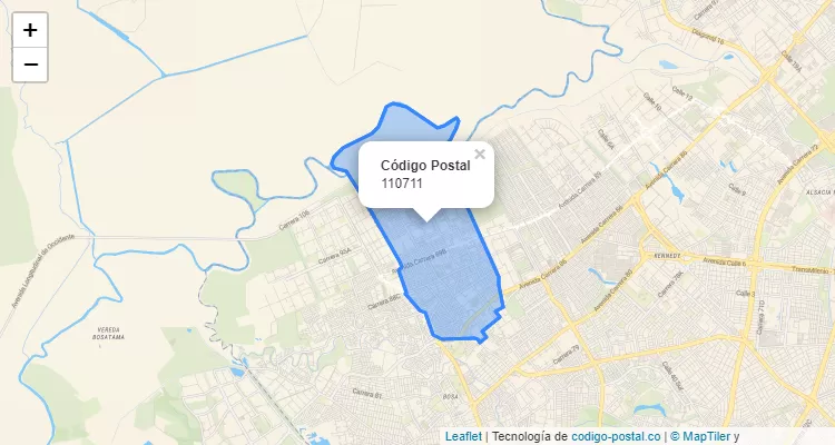 CEP Bairro Brasilia em Bosa, Bogotá