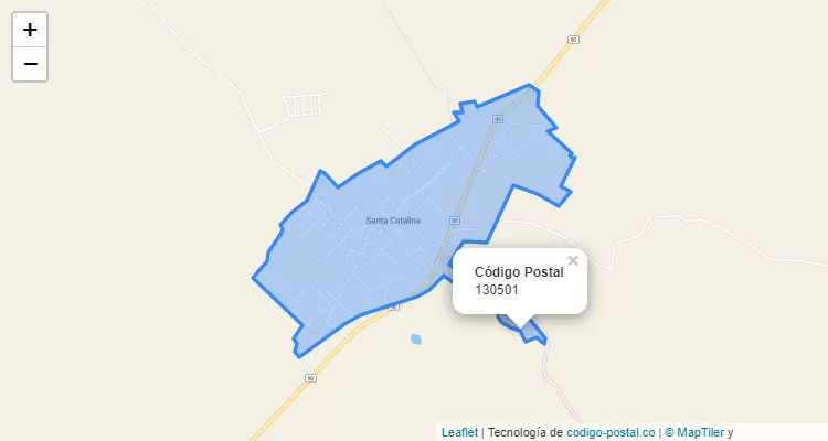 Código Postal 130501 en Colombia
