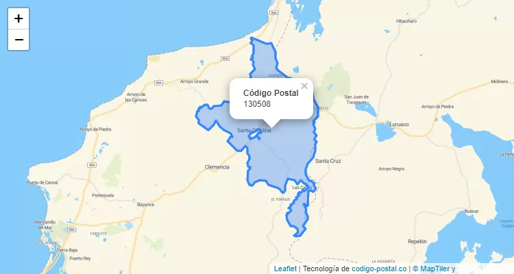 Código Postal 130508 en Colombia