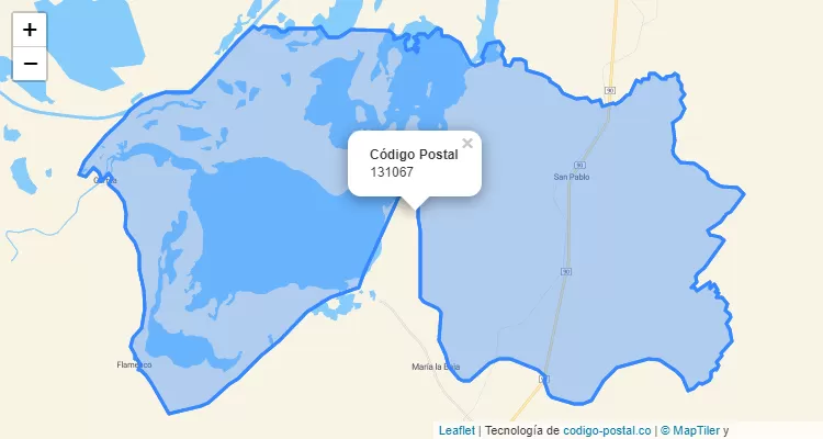 Código Postal 131067 en Colombia