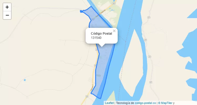 Código Postal 131540 en Colombia