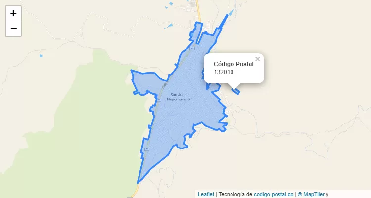 Código Postal Barrio El Progreso, San Juan Nepomuceno