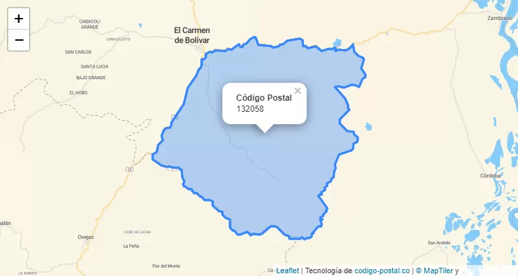 CEP 132058 na Colômbia