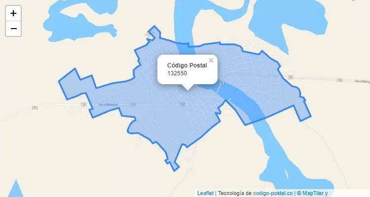 Código Postal 132550 en Colombia
