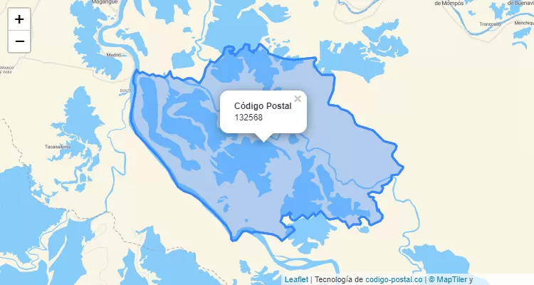 132568 ZIP Code in Colombia