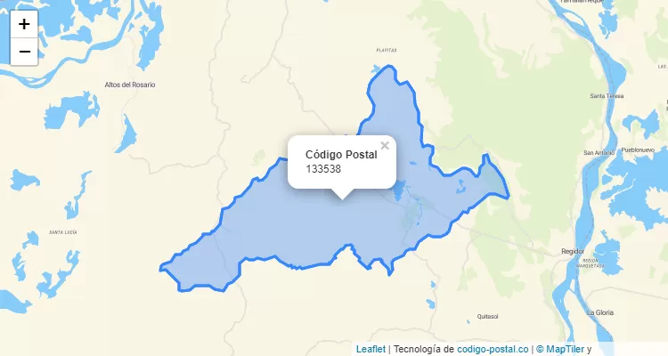 Código Postal 133538 en Colombia