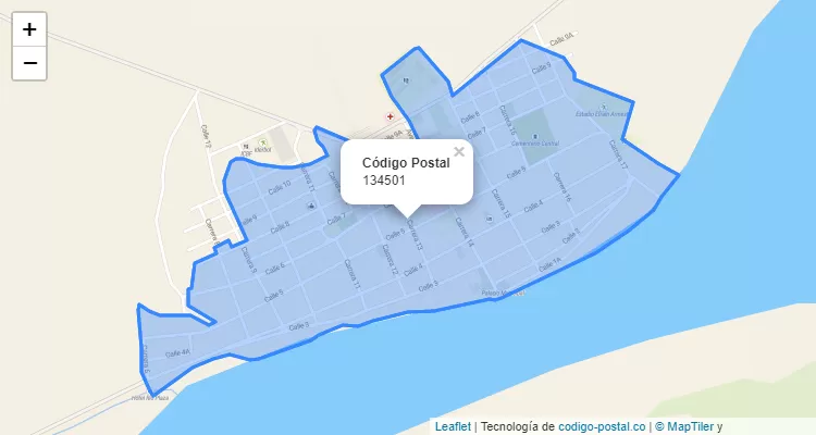 Código Postal 134501 en Colombia