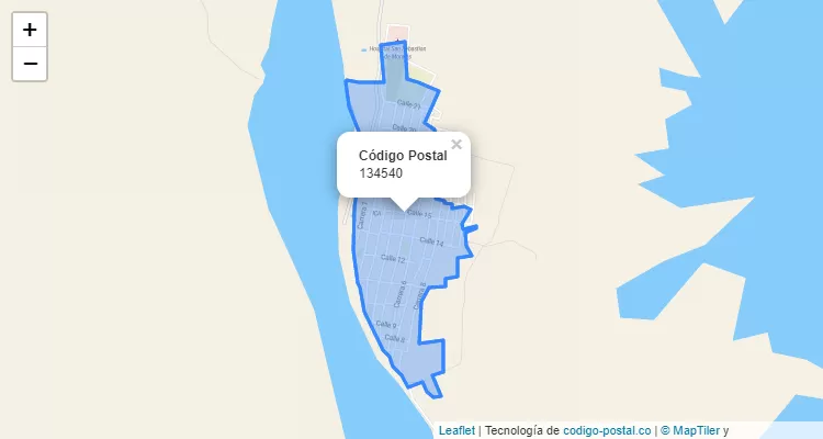 ZIP Code Locality Los Pajarítos, Morales