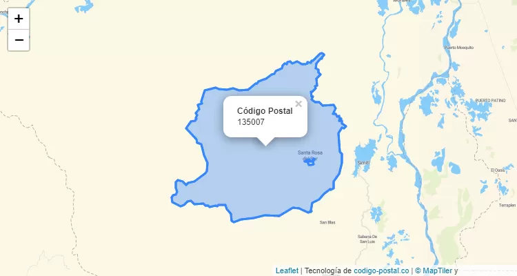 Código Postal 135007 en Colombia