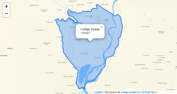 Código Postal Vereda Nueva Esperanza, San Pablo