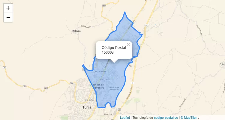 CEP Bairro Altos de San Diego, Tunja