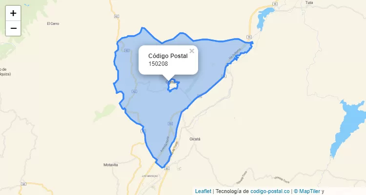 Código Postal 150208 en Colombia
