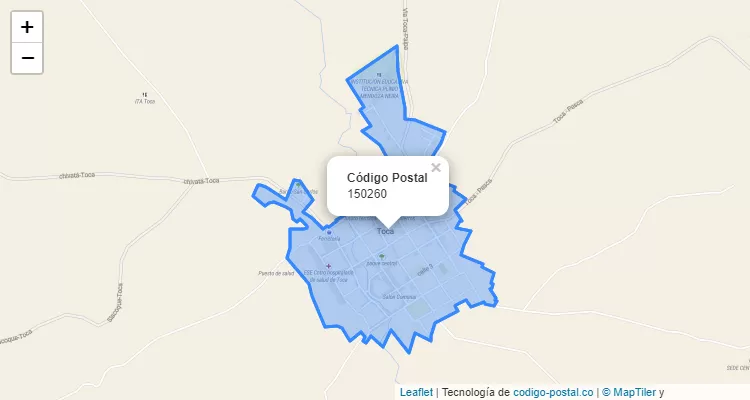 Código Postal 150260 en Colombia