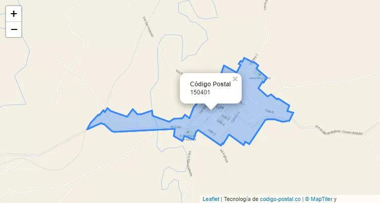 150401 ZIP Code in Colombia